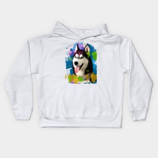 Cute Husky Kids Hoodie